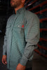 FR Pearl Snap Work Shirt - Gunner Green - Ironworkergear