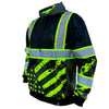 SafetyShirtz Stealth American Grit Black Type-O Reflective Safety Hoodie - Ironworkergear