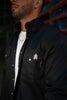 FR Western Style Pearl Snap - Black - Ironworkergear