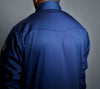 FR Western Style Pearl snap - Navy - With U.S Flag - Ironworkergear