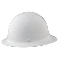 MSA White Skullgard Full Brim Hard Hat #475408 - Ironworkergear