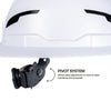 KLEIN TOOLS-Class E Type-2 Hard Hat, Full Brim Style with Chin Strap, White #60400T2