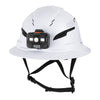 KLEIN TOOLS-Class C Type 2 Hard Hat, Vented Full Brim with Chin Strap and Headlamp  #60407T2RL