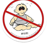 No Whiners/ No Cry Baby Hard Hat Sticker #S33 - Ironworkergear