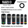 Klein 2-in-1 Impact Socket Set (6-Piece) #66010 - Ironworkergear