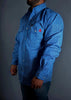 FR Pearl Snap Work Shirt - Royal Blue - Ironworkergear