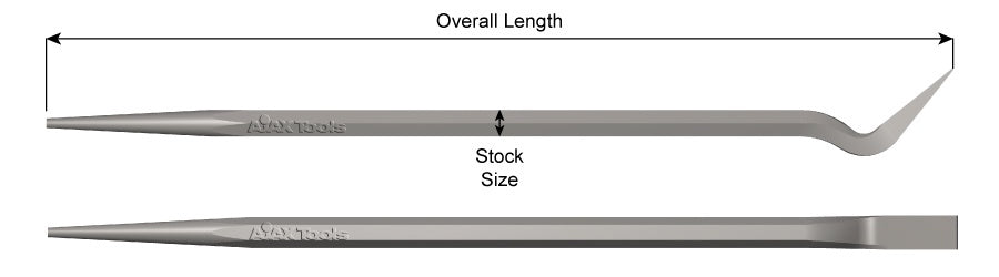 Ajax Tools Gooseneck Sleever Bar 1in Dia 48" BAR