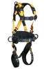 FallTech Journeyman Flex® Aluminum 3D Construction Belted Full Body Harness, Tongue Buckle Leg Adjustment #7035B - Ironworkergear