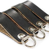 Heavy Duty Leather Suspender D-Ring Loops (Pack of 4) - Rudedog USA #420 - Ironworkergear