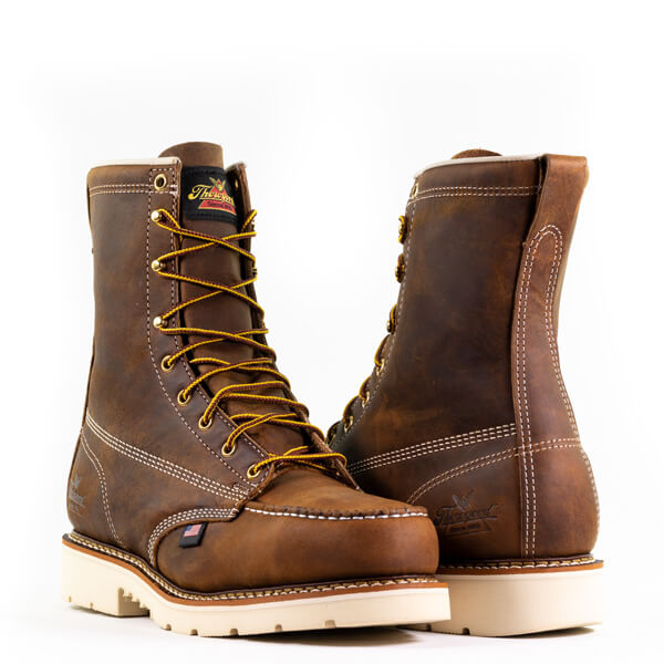 Thorogood 8" Moc Steel Safety Toe with Heel #804-4378 - Ironworkergear