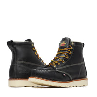 Throrgood Black 6 Moc Safety Steel Toe Work Boot #804-6201 - Ironworkergear