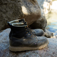 Throrgood Black 6 Moc Safety Steel Toe Work Boot #804-6201 - Ironworkergear