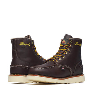 Thorogood 1957 Series 6″ Briar Pitstop Moc Toe MAXwear Wedge™ Boot #81