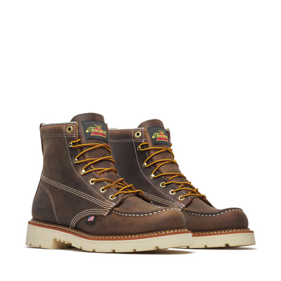 Thorogood American Heritage 6″ Crazy Horse Moc Toe 90 #814-4375 - Ironworkergear