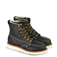 Thorogood Black 6" Moc Soft Toe Work Boot #814-6201