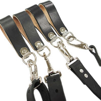 Heavy Duty Leather Suspender D-Ring Loops (Pack of 4) - Rudedog USA #420 - Ironworkergear