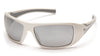 Pyramex Goliath White Frame Silver Mirror Lens Safety Glasses #SW5670D - Ironworkergear
