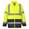 Portwest Hi-Vis Classic Contrast Rain Jacket - Ironworkergear