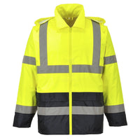 Portwest Hi-Vis Classic Contrast Rain Jacket - Ironworkergear
