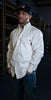 FR Pearl Snap Work Shirt - Phantom White - Ironworkergear