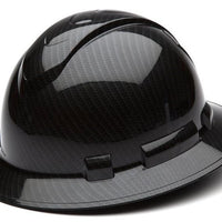 Pyramex Glossy Graphite Full Brim Hard Hat - Ironworkergear