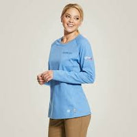 Ariat Women's FR Air Crew T-Shirt - Ironworkergear