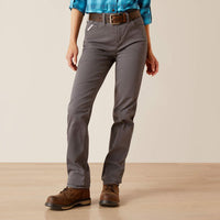 Ariat Women's FR Stretch DuraLight Canvas Stackable Straight Leg Pant #10030254 - Ironworkergear