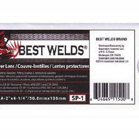 Best Welds Cover Lens, Scratch/Static Resistant, 4 1/4 x 2 #SP-1 - Ironworkergear