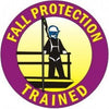 Fall Protection Trained Hard Hat Sticker HM-97 - Ironworkergear