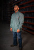 FR Pearl Snap Work Shirt - Gunner Green - Ironworkergear