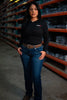FR Women's Crew Neck - Black - Ironworkergear