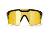 Heat Wave Future Tech Sunglasses: Gold Rush Lens/Black Frame Z87+ - Ironworkergear