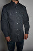 FR Pearl Snap Work Shirt - Reaper Black - With U.S Flag - Ironworkergear