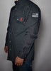 FR Pearl Snap Work Shirt - Reaper Black - With U.S Flag - Ironworkergear