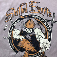 International Ironworker's Festival World Championship Column Climb T-Shirt - Ironworkergear