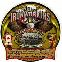 Ironworkers Prayer Premium Hard Hat Sticker #BW7