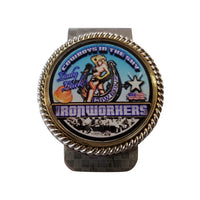 Ironworkers Lady Luck Money Clip #BW-MC-LL - Ironworkergear