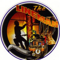Lineman Premium Hard Hat Sticker #BW8 - Ironworkergear
