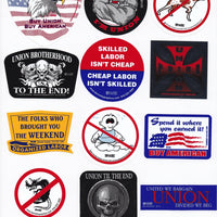 Union Hard Hat Sticker Mix 6  - Best Sellers Pack