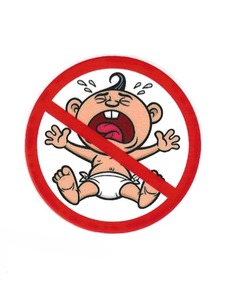 No Whiners/ No Cry Baby Hard Hat Sticker #S33 - Ironworkergear