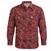 WoahBros Red Paisley FR - Ironworkergear