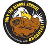 Only The Strong Survive  Eagle Hard Hat Sticker #S67 - Ironworkergear