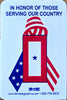 "In Honor of Those Serving Our Country" Hard Hat Sticker