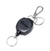 Key-Bak Snapback Retractable Keychain With 24 Inch Cut Resistant Cord, Charm Ring, And Easy To Use Clip