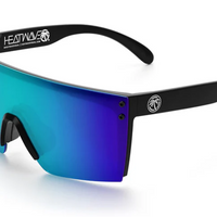 Heat Wave Lazer Face Sunglasses: Black Frame/Galaxy Lens Z87+