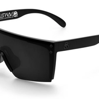 Heat Wave Lazer Face Sunglasses: Black Frame/Black Lens Z87+