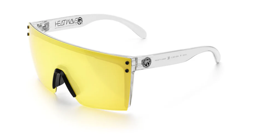 Heat Wave Lazer Face Glasses: Hi-vis Yellow Z87+