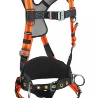 Safewaze V-Line Construction Harness: 3D, QC Chest, TB Legs - Ironworkergear