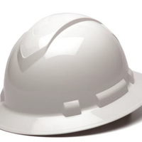 Pyramex Ridgeline Full Brim Hard Hat- Non-Vented - Ironworkergear