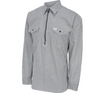Big Bill Zip Up Hickory Long Sleeve Shirt - Ironworkergear